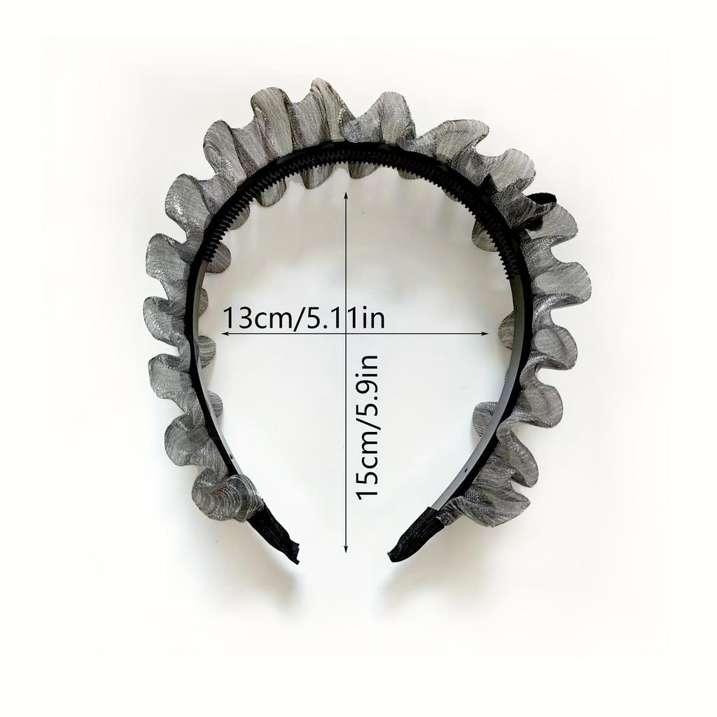 New Diamond-Studded Pleated Fabric Bow Headband, an Elegant And Stylish Hair Accessory
