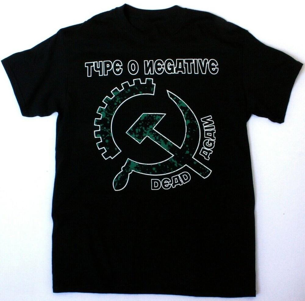 Винтажная футболка Gildan Хлопок Черная Мужская Все Размеры TYPE O NEGATIVE DEAD AGAIN C106 Унисекс Футболка XXXL