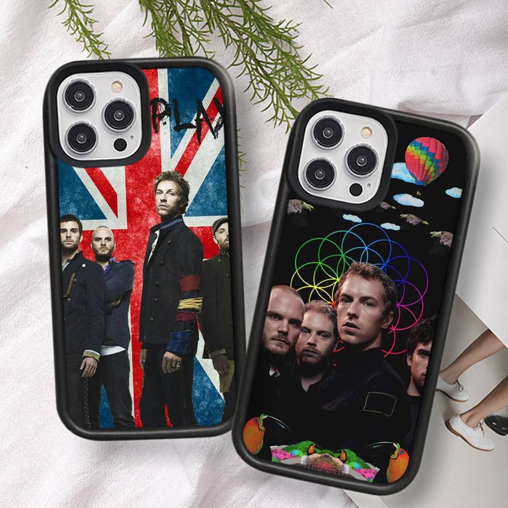 Pop Rock Band C-Coldplay Phone Case For Iphone 16 15 14 13 12 11 Pro Max Plus Shockproof TPU+PC Hard Case