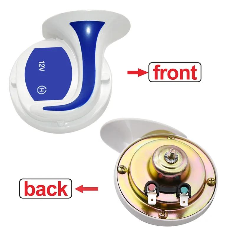 115DB Car Horn Speaker Digital Electric Siren Loud Air Snail Horns 18 Sounds Security Alarm Motorcycles Truck Loud Horn 12V