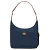 New Le Pliage Canvas Crescent Underarm Half Moon Canvas Bag, Crossbody Bag, Shoulder Bag Women's Marine Blue 2450089P68