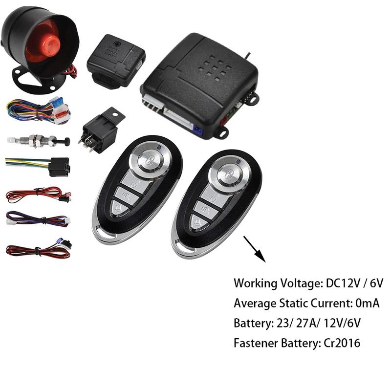 4 Door Car Power Locks Actuator Car Intelligent Alarm Keyless Entry System Engine Security Protection Remote Start Stop Button