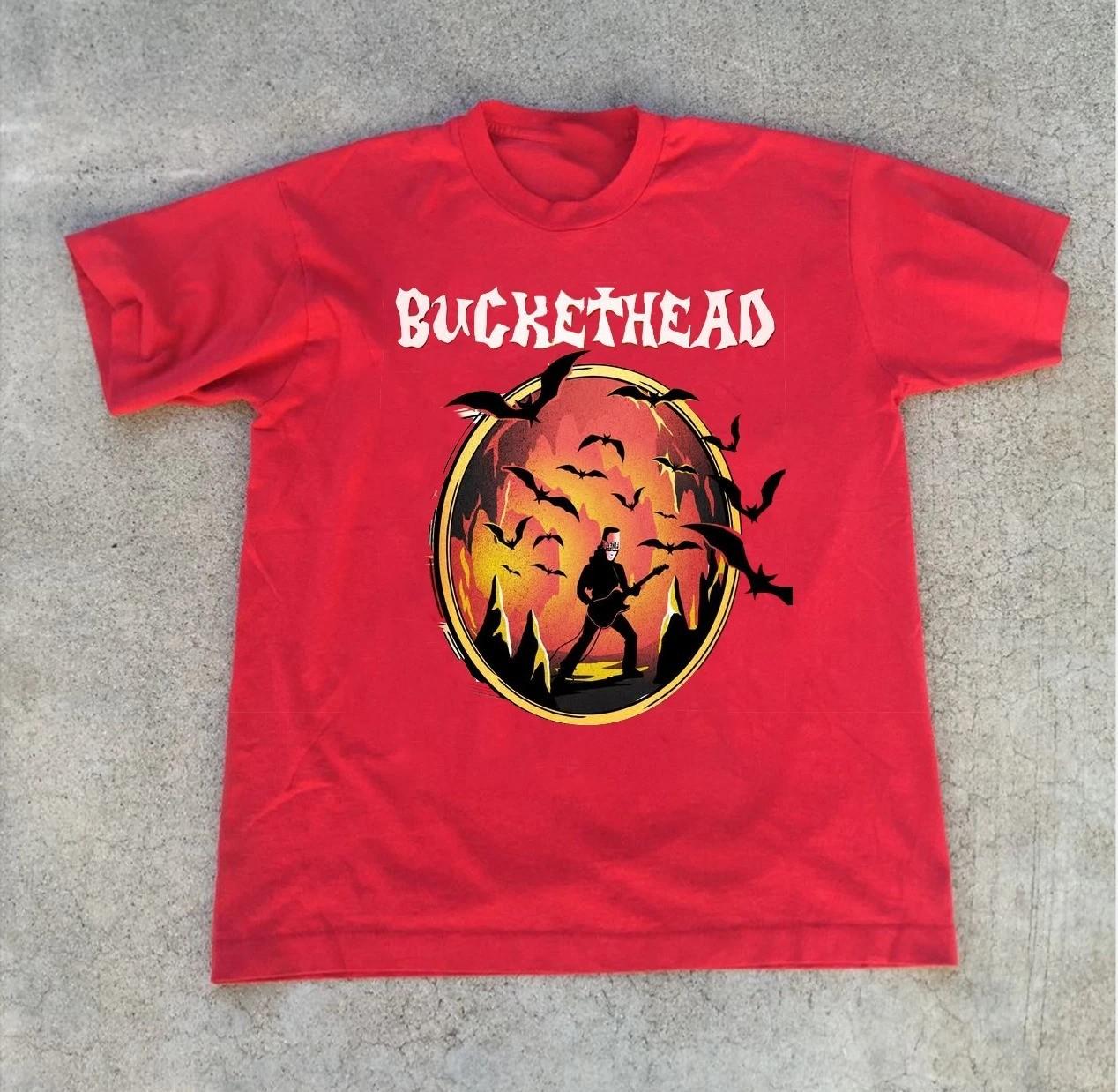 New Buckethead Tour 2025 Gift For Fans Red Shirt CL343 M