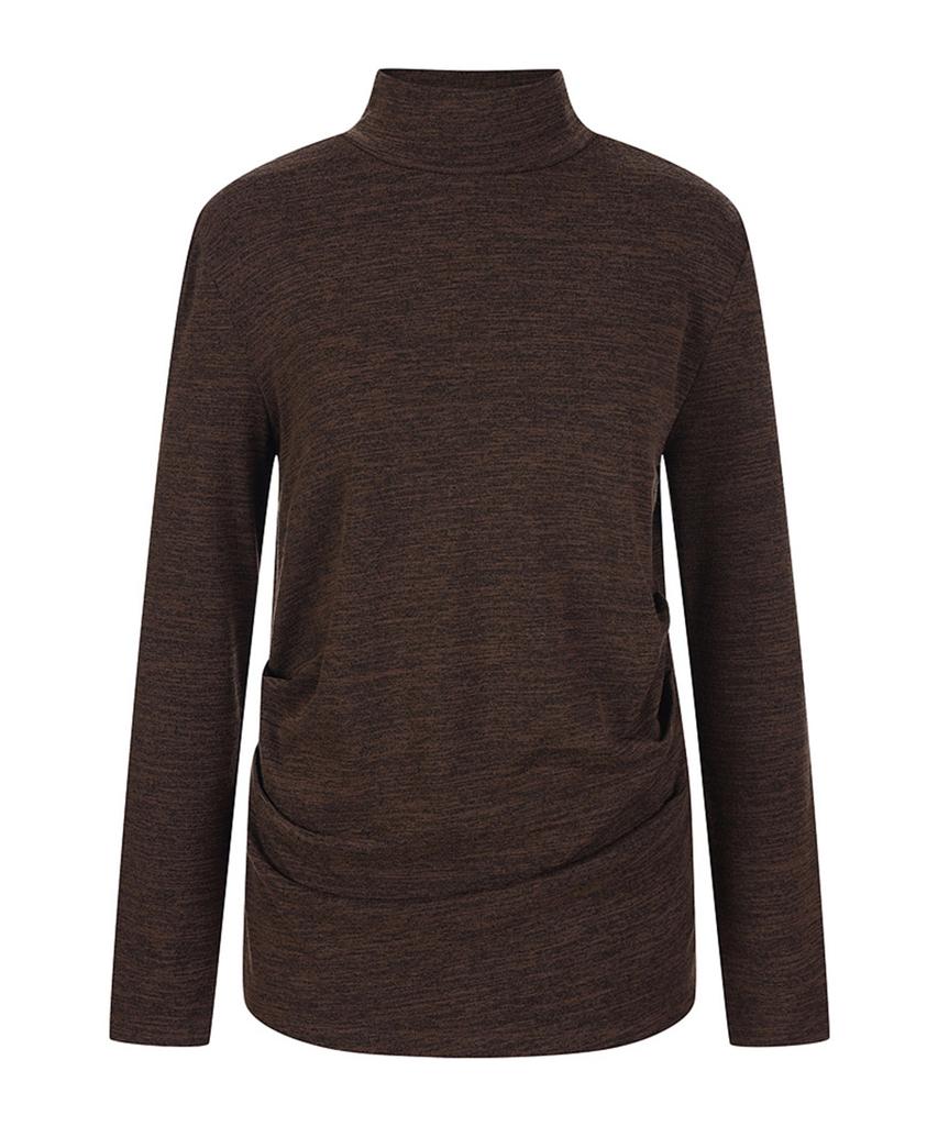 MAREMONTE Mock Neck T-Shirt_M23Omts04P0