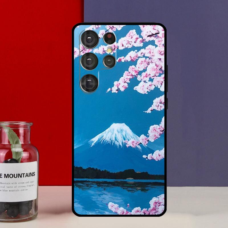 Cherry Blossom Floral Funda Case For Samsung Galaxy S25 Ultra S9 S10 S20 S21 FE S22 S23 Plus S24 Ultra Phone Cover