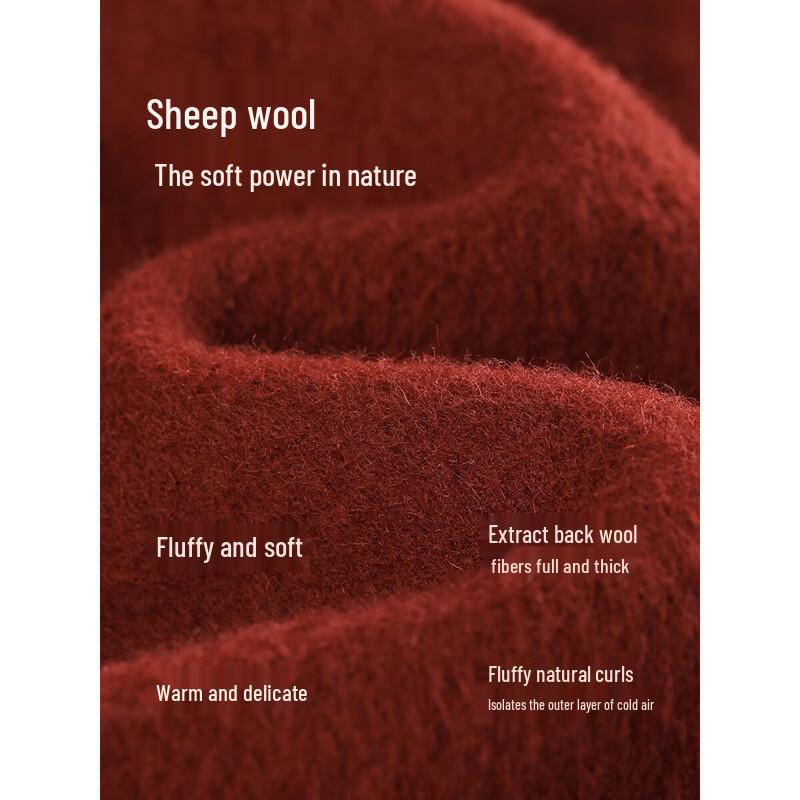 XWI Women's Scarf Collar Double-faced Wool Coat