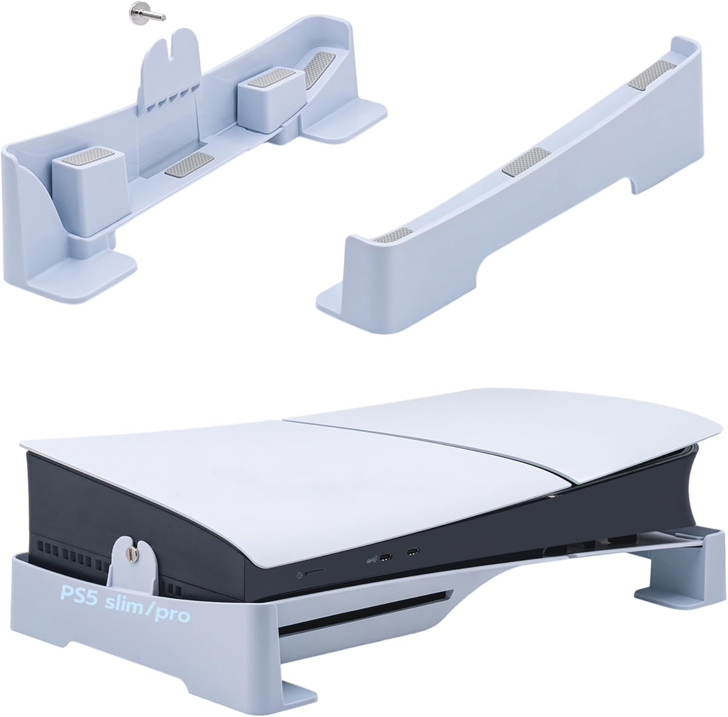 

Horizontal stand for ps5 ps5 earthquake improved heat horizontal stand for new ps5 easy to stores ps5 more securely Compatible with regular version of