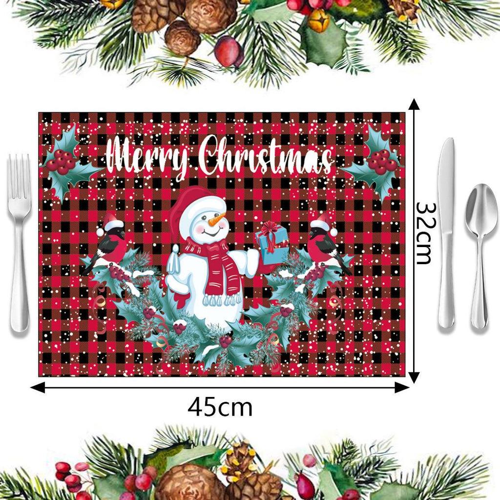 Bestselling Christmas Table Mat: Versatile Heat-Resistant Decorative Placemat
