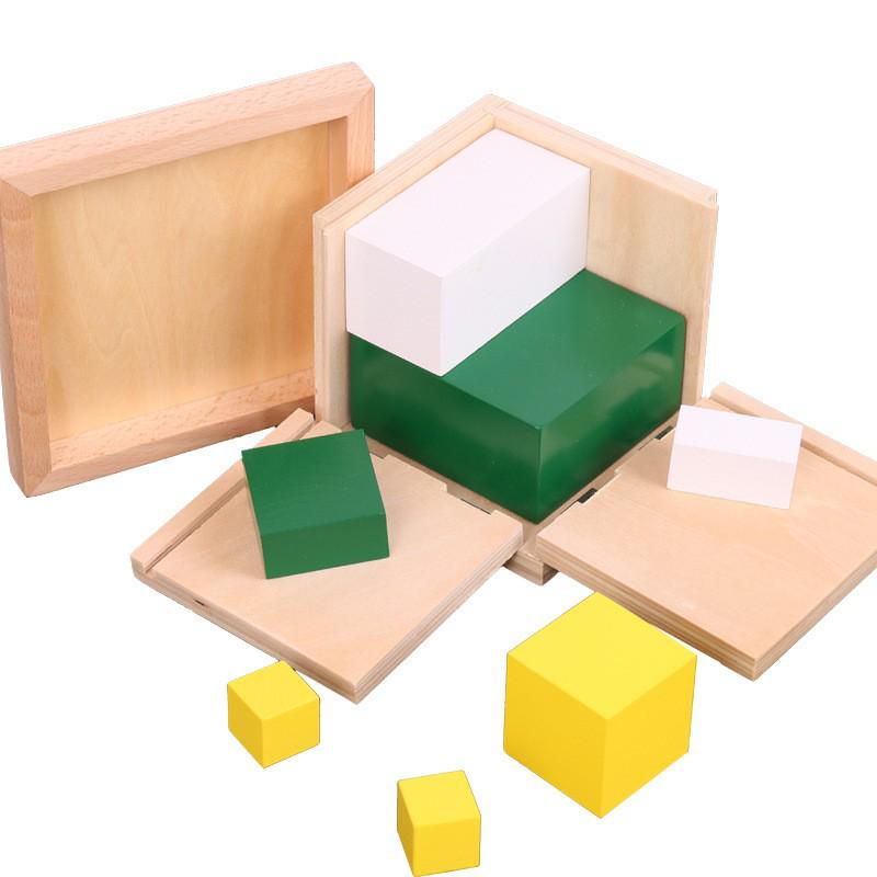 3D Montessori Math Teaching Aids for Kindergarten: Double, Triple Numbers, and Monomials