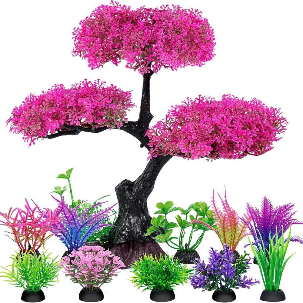 Lifelike Aquarium Artificial Plants Undersea Aquatic Plants Ornament  For Goldfish Betta Fish Tank