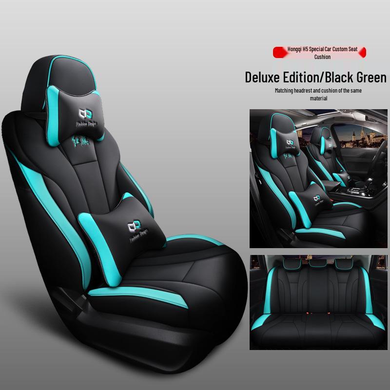 Original Leather Car Seat Cover for Hongqi H5 - Universal Fit, Full Coverage, All-Season, Five-Seat