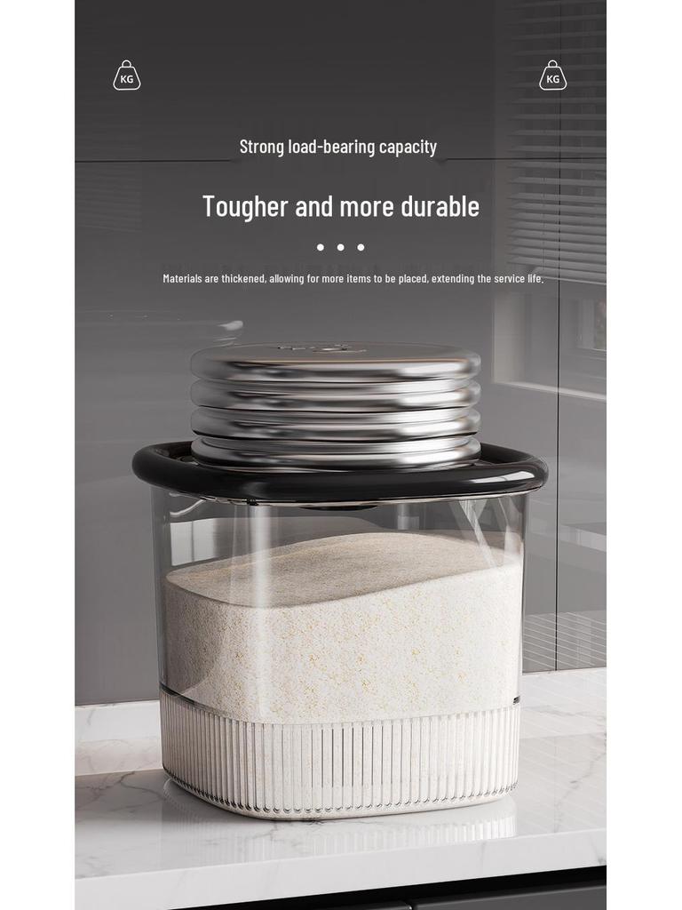 Szczelny pojemnik do przechowywania ryżu i zbóż, odporny na owady