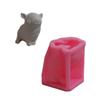 Artistic Animal Shaped Silicone Mould Featuring Pig Koala And Bird Pattern Suitable For Handmade Candle And Craft