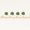 Silver Needle Avocado Green~ Simple and Small Oil Drip Earrings Women's New Trendy Mini Versatile Fashion