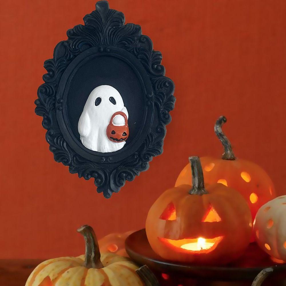 Resin Halloween Gothic Statue Halloween Themed Halloween Wall Decoration  Gothic Decor
