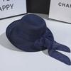1Pcs Vintage Women Hat with Bowknot Casual Straw Cap Summer Sun Hat  for Outdoor Travel Beach