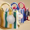 Sport Themed Mini Coin Purse Ball Shaped PU Leather Keychain for Athletes Gym Essentials