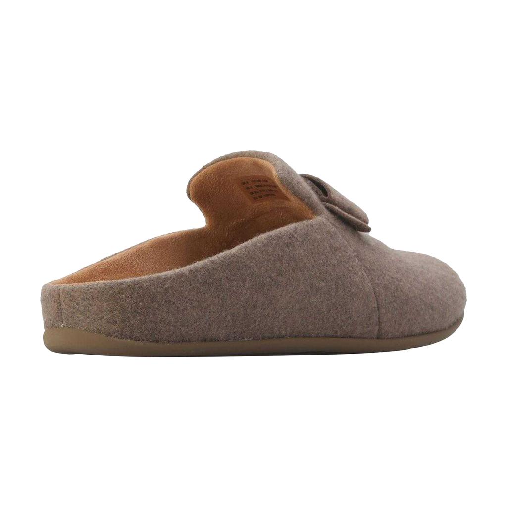 Fit Flop Womens/Ladies Chrissie II Haus E01 Bow Felt Slippers