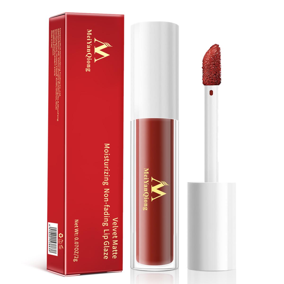 MeiYanQiong Бархатная жидкая помада - Матовая и нелипкая 01#