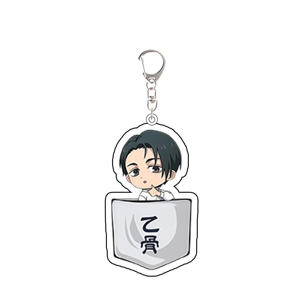 For Anime JJK Fushiguro Megumi Gojo Satoru Zenin Mai Nanami Kento Inumaki Toge Acrylic KeyChain Backpack Accessories Gift