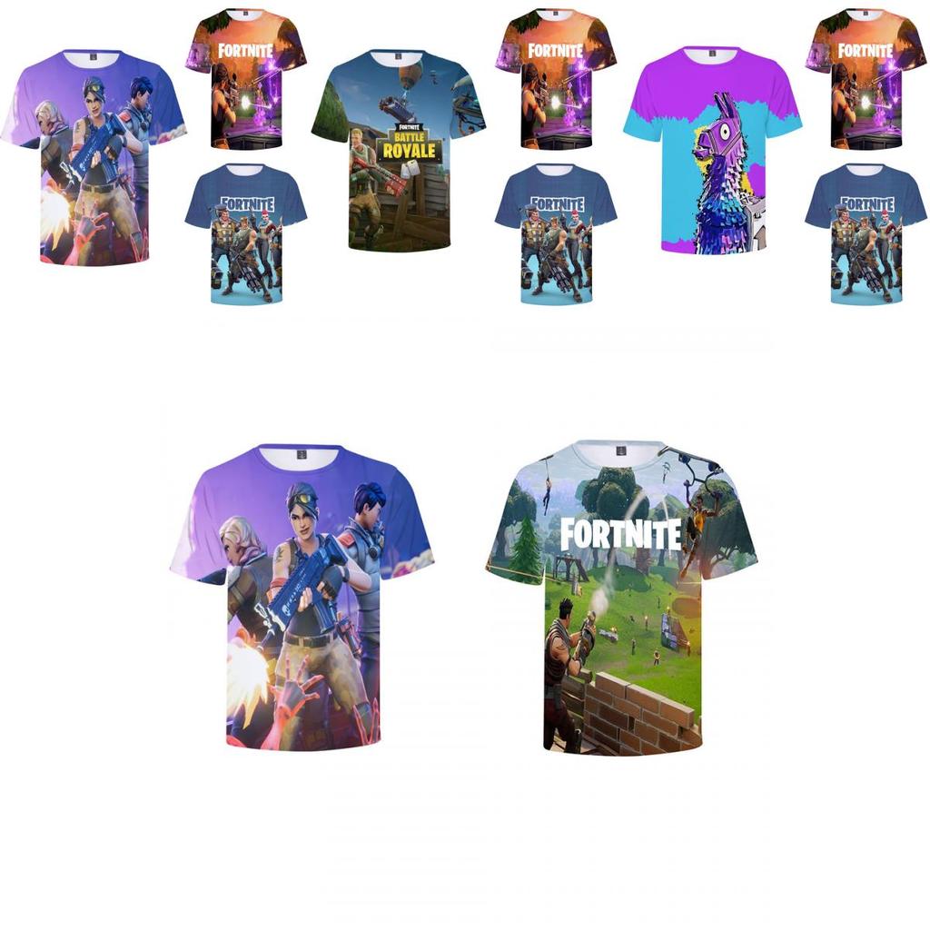 Fortnite T Shirt For Teens With 3d Print Summer Breathable Cotton Tee