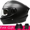 Gloves + Neck ZXC Double Lens Full Cover Helmet Men Women Riding All Round