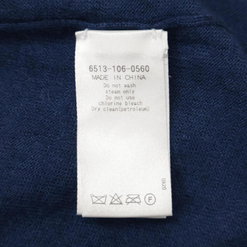 DRAWER Excellent condition 6513-106-0560 Cashmerex silk high gauge knit tops 1 blueUsed