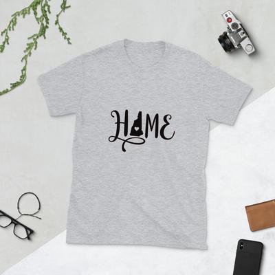 New Hampshire TShirt Home State Graphic Tee Short-Sleeve Unisex T-Shirt