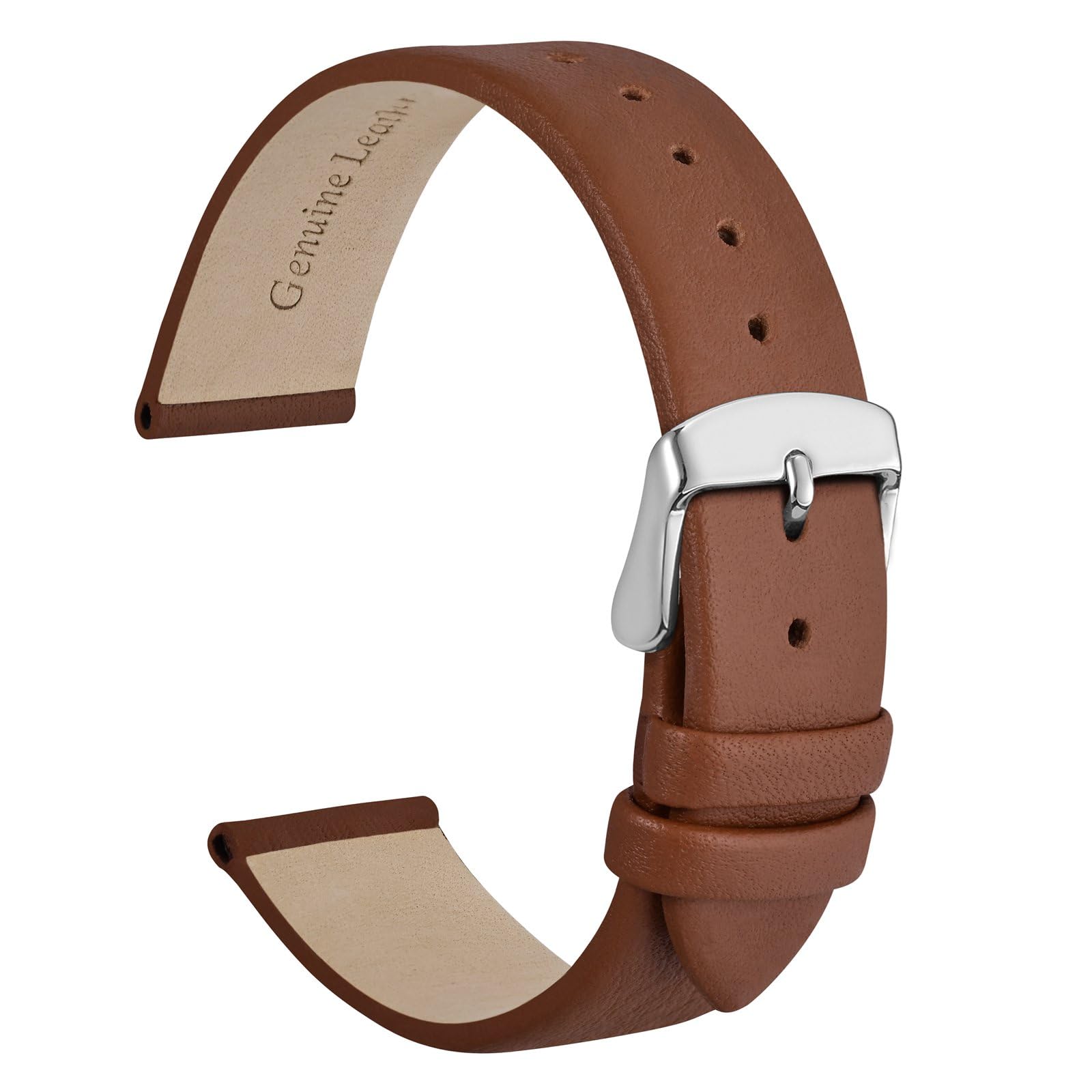 

Wocci Genuine Leather Watch Band, 0.3, 0.4, 0.5, 0.6, 0.6, 0.7, 0.8, 0.9 inches 16mm