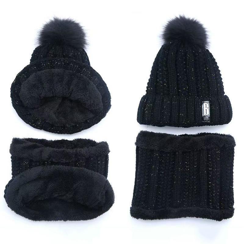 1PC Lined Cold-Resistant Fleece Plush Winter Soft Ear Warmer Windproof Women's Durable Beanie Warm-Retentive