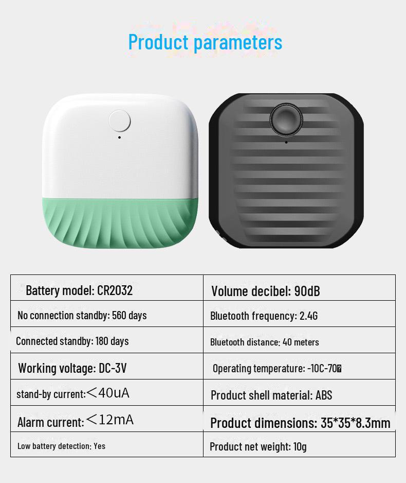 Arrizo Keychain Wallet Finder: Two-Way Bluetooth, Long-Lasting, Smart Anti-Lost Device