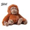 Geschenk für Tierliebhaber Plüsch Gorilla Puppe Realistisches Stofftier Kinder Weich Flauschig Entzückendes Plüschtier Orang-Utan mit Dickem Langem Fell Heimdeko