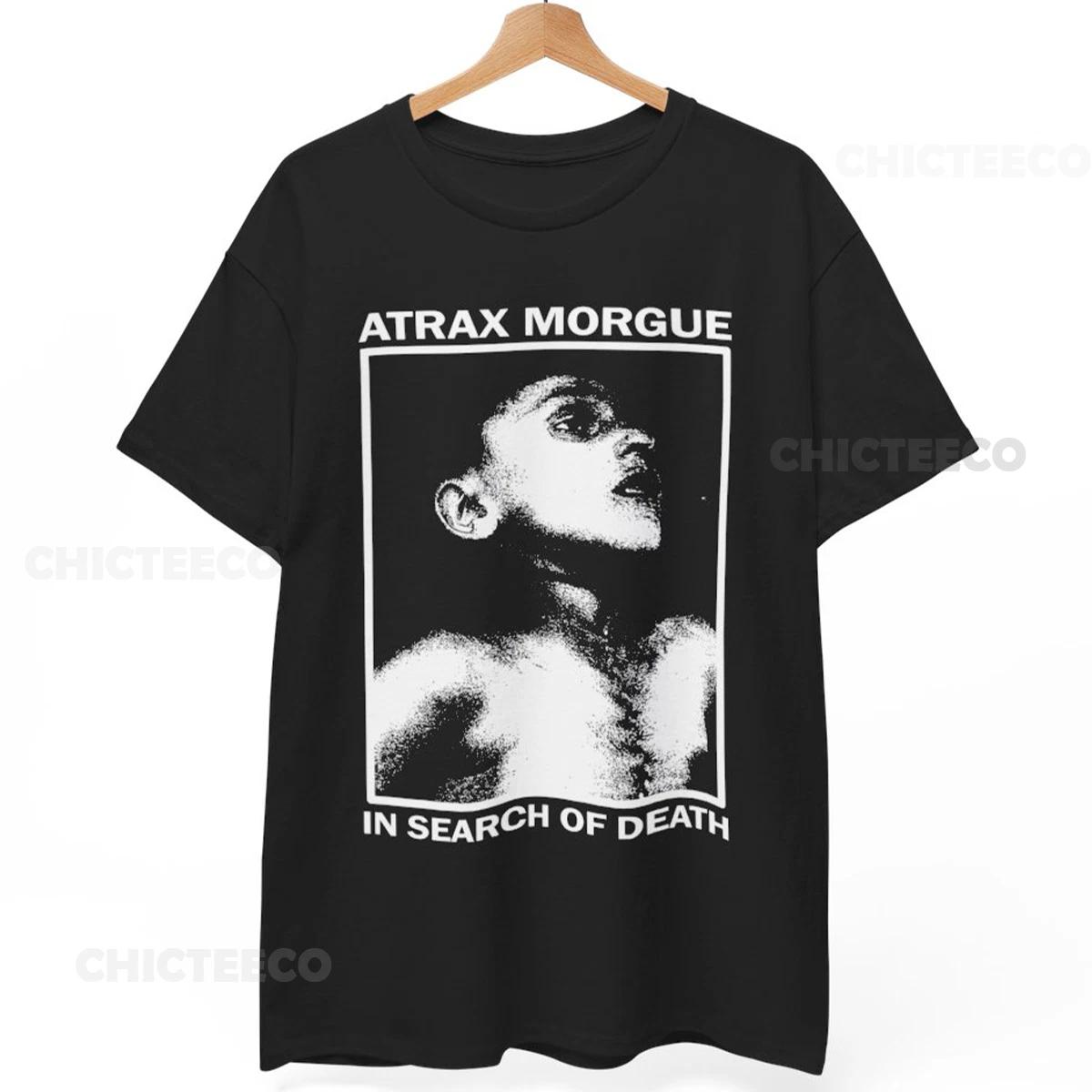 Atrax Morgue In Search of Death Shirt Power Electronics Industrial Noise Unisex S