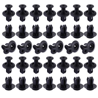 50pcs Push Type Mud Guard Bumper Retainer Clips 86950-28000 Fit for Hyundai Accent Sonata Elantra KIA Amanti