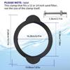 Pool Filter Clamp for 12 and 14 Inch Pump Clamp Flange Sand Filter Valve Clamp Pool Sand Filter Replacement Parts Accessories