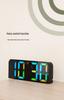 RGB Phantom Color Wall Clock: Creative Digital Clock for Living Rooms