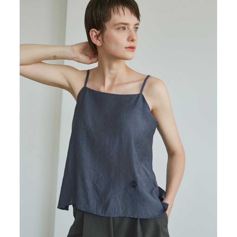 

NICKNICOLE SEMI SATIN SLEEVELESSDARK BLUE