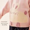Omu Bear Girls' Winter Knitted Pullover Sweater