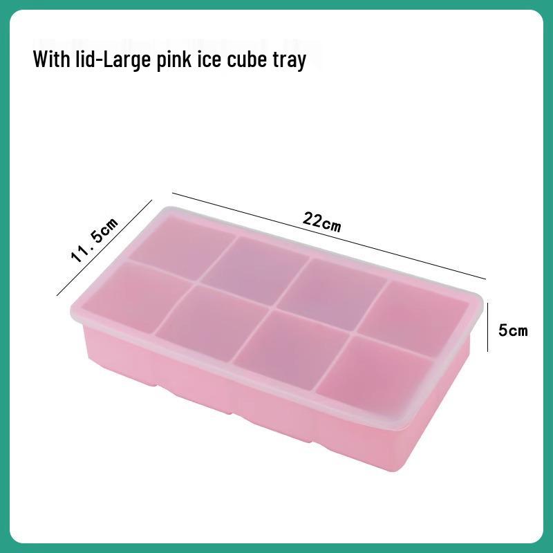 

Large Food-Grade Silicone Ice Cube Tray with Lid - Newcomer Offer: ¥5 Off, First Come First Served