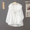 Big Sale Leak-Picking Counter Withdrawal ~ Hooded Sunscreen Outwear Loose Summer Thin Breathable Tops Lightweight Sun Protection Clothing