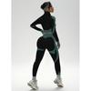 JYL Seamless Quick Dry Long Sleeve Pants Plus Size Yoga Set