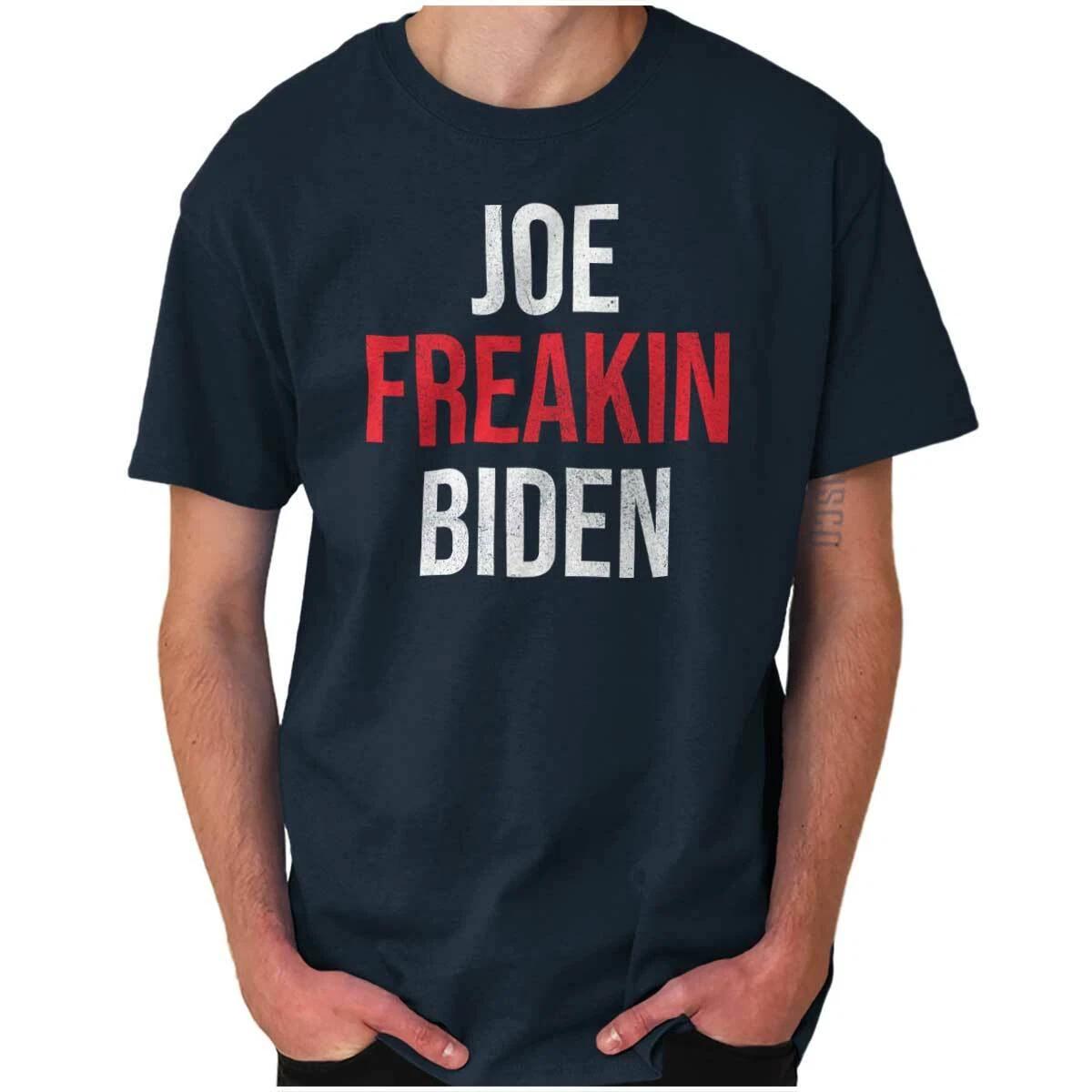President Joe Freakin Biden 2020 America Womens or Mens Crewneck T Shirt Tee XXL