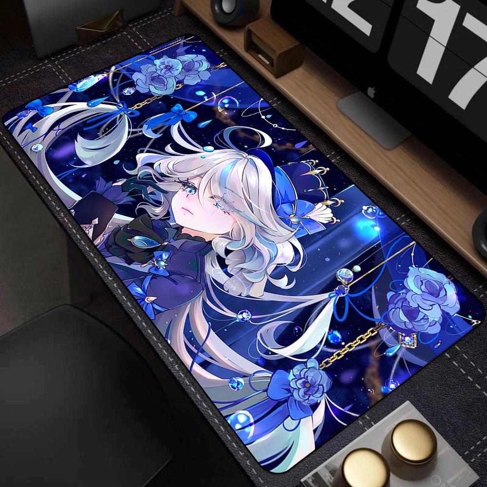 Furina Focalors Muismat Genshin Impact Grote XXL Muismat Computer Toetsenbord Opvulling Anime Gaming Genshin Accessoires Bureau Mat