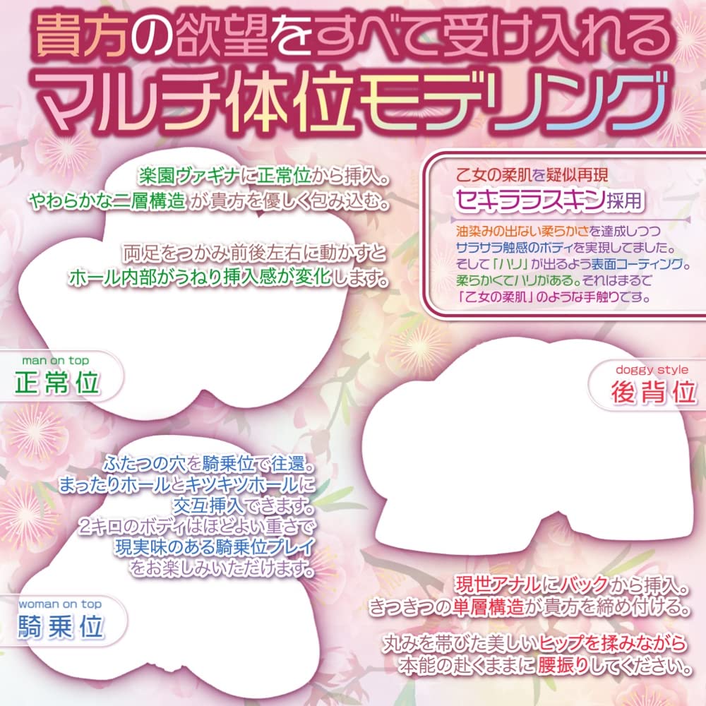 maccos japan Togenkyo Nymphet Dual Structure Masturbator with Two Layers and a Tight Single 2000 Masturbator Masturbator Adult Adult Goods [2-hole