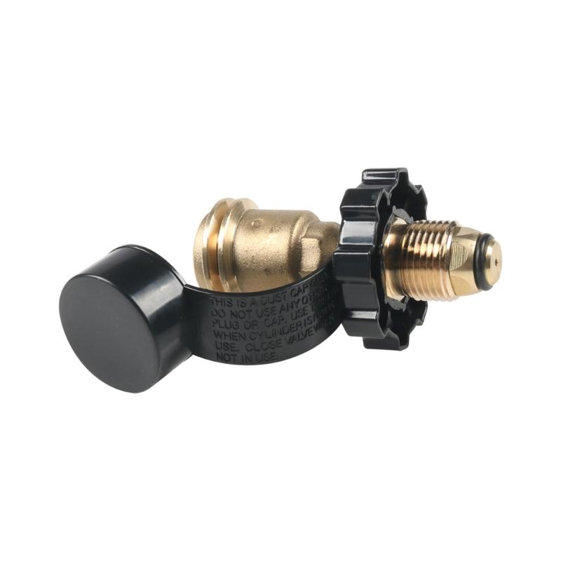 Brass Propane Adapter Converts POL Tanks To QCC Connection Suitable for Campers and Barbecue Enthusiast Outdoor Grilling