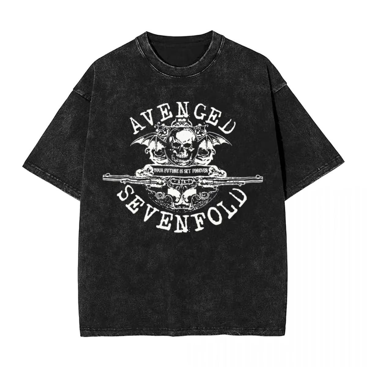 

Avenged Sevenfold Rock Washed T Shirts Streetwear Hip Hop Vintage T-Shirts Tee Shirt for Men Women Short Sleeve 3XL