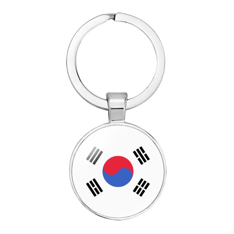 Decorative Keychain Showcasing Asian Country Flags Perfect For Birthdays And Parties