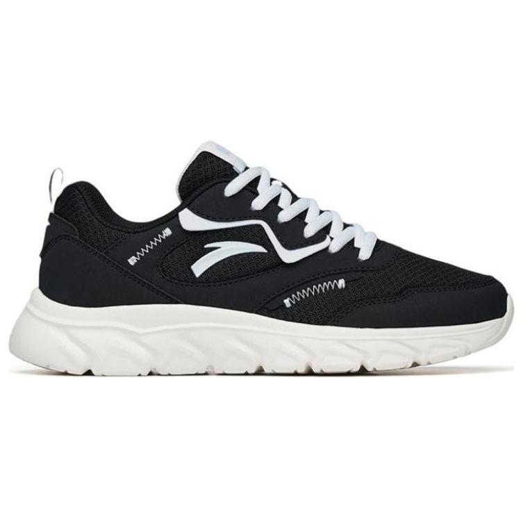 Anta Mesh Textile, Synthetic Leather Cushioning Slip Resistant Abrasion Resistant Low top Running Shoes Women's 922225530-11