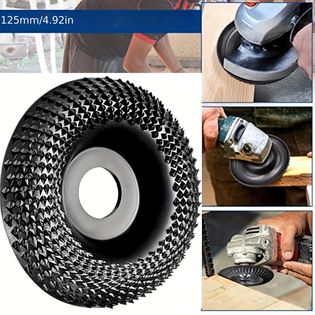 125mm Plane Bevel Angle Grinding Wheel Woods Polishing Wheel Wood Carving Sanding Tool Abrasive Disc Tools For Wood Cutting