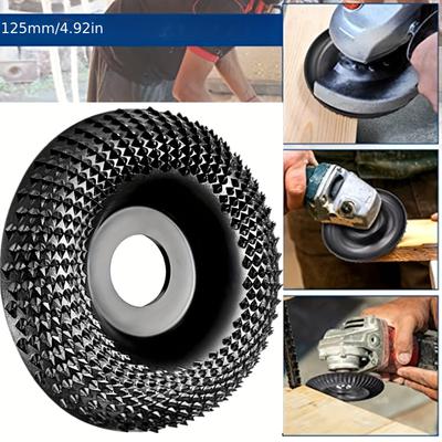 125mm Plane Bevel Angle Grinding Wheel Woods Polishing Wheel Wood Carving Sanding Tool Abrasive Disc Tools For Wood Cutting